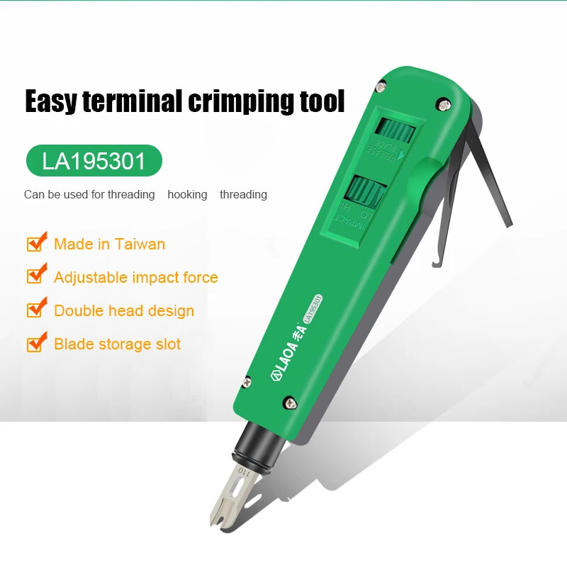 Punch Down Impact Tool 110/88 Terminal Crimper Telecom Phone Wire Cable Tool