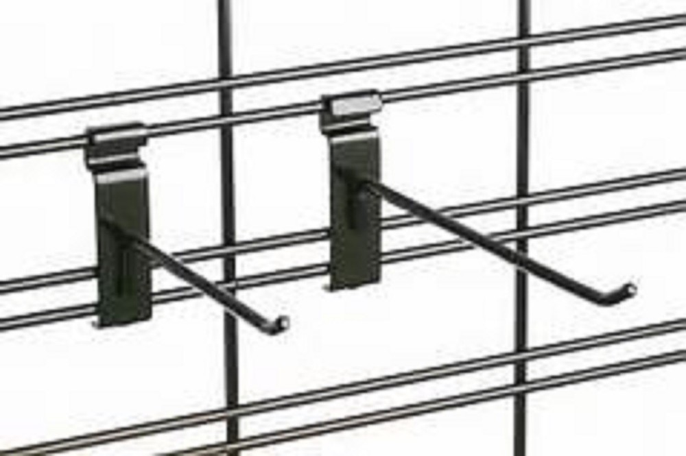 Only Hangers Gridwall Metal Hook Bundle 4" and 6" -20 each