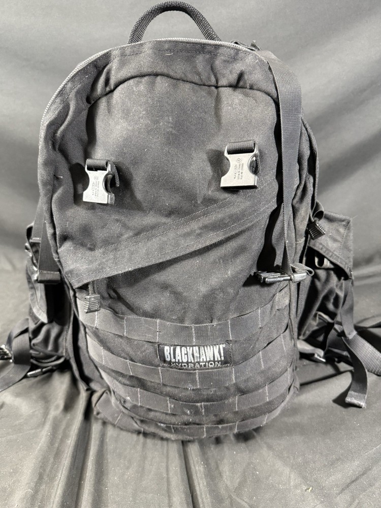 Blackhawk 3-Day Raptor Assault Backpack Hydration Storm Black Molle Pack