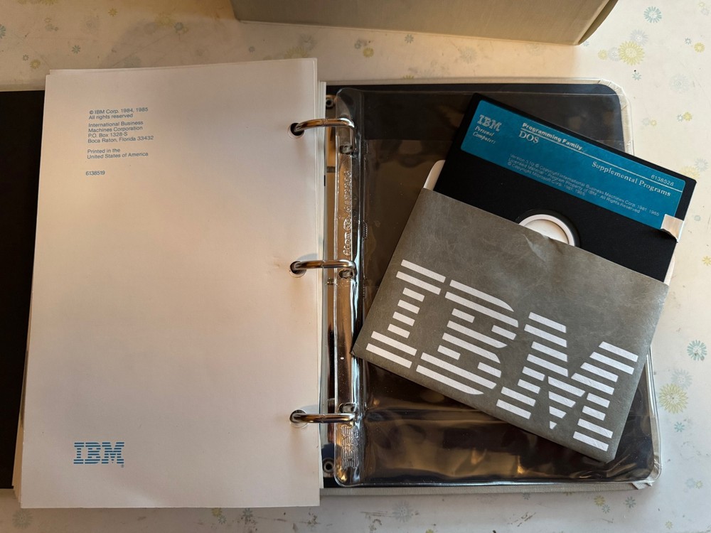IBM PC-DOS 3.10 Manual & Supplemental Disk