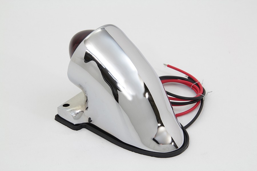 Chrome PK Style Tail Lamp fits Harley Davidson