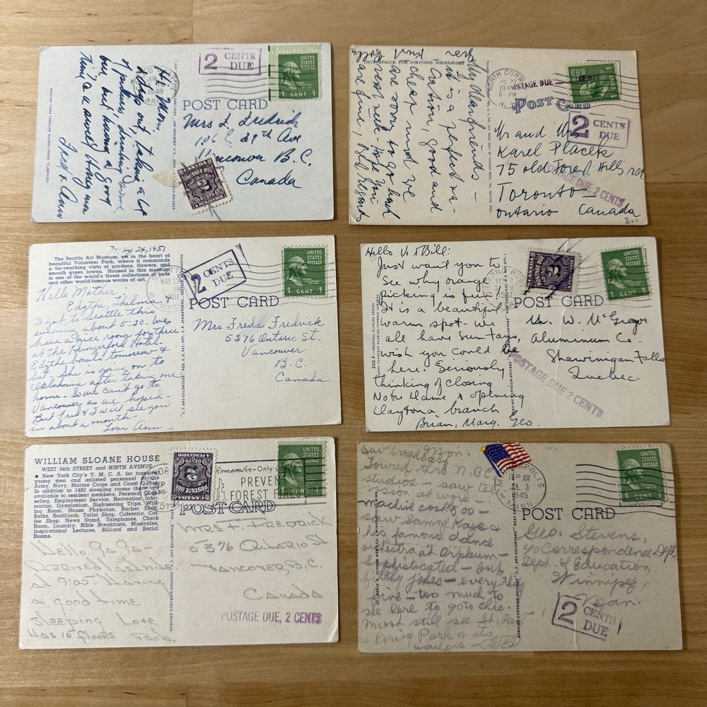 Incredible Canada Postage Due Cover Collection + Embargo, Excise, Rate Increases