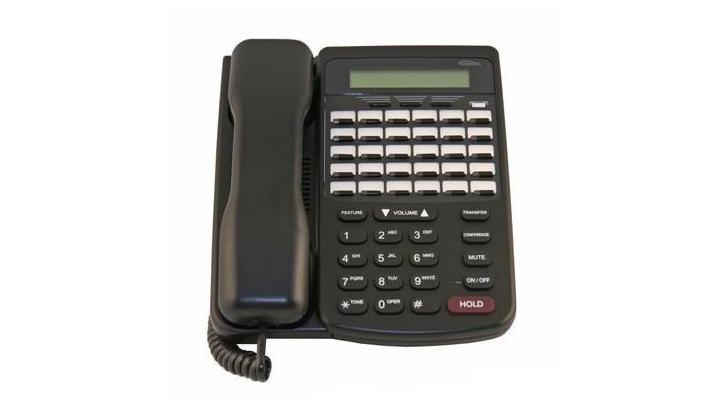 Comdial 7260-00 DX-80 Digital Speaker Display Phone (Black) (Refurbished)