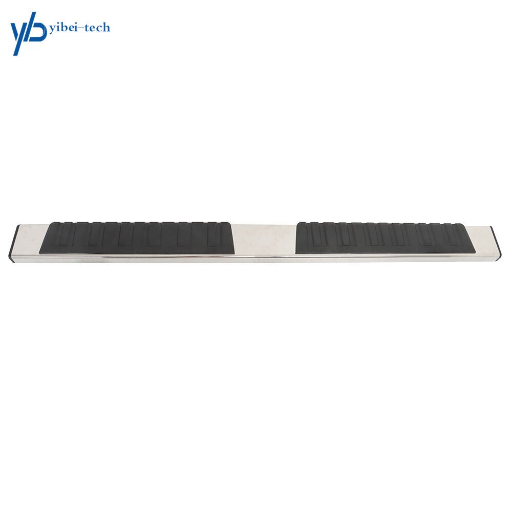6" Running Boards Nerf Bars Side Steps For 07-18 Silverado/Sierra Double Cab