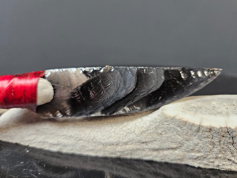Highest Quality on ebay Stunning Rainbow Obsidian Knife~Riddick~KENNY Hull~Sharp