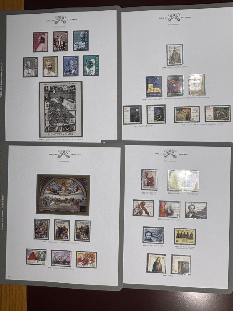 VATICAN 2009 - COMPLETE VINTAGE with sheets, mini sheets and booklets - MNH
