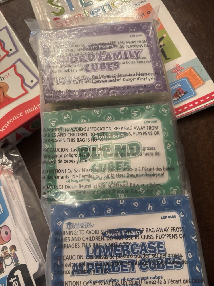 Language Arts Manipulatives 8 Really Good Items