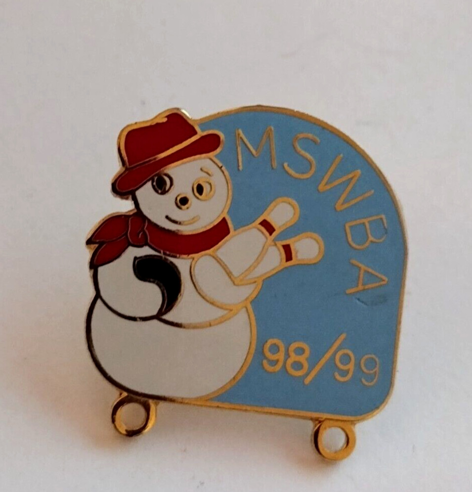 MSWBA 98/99 Snowman Lapel Pin