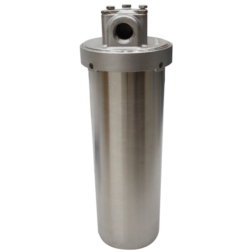 Cartridge Filter Housing Stainless Filtration Tool 1/2NPT 10'' No Filter Element