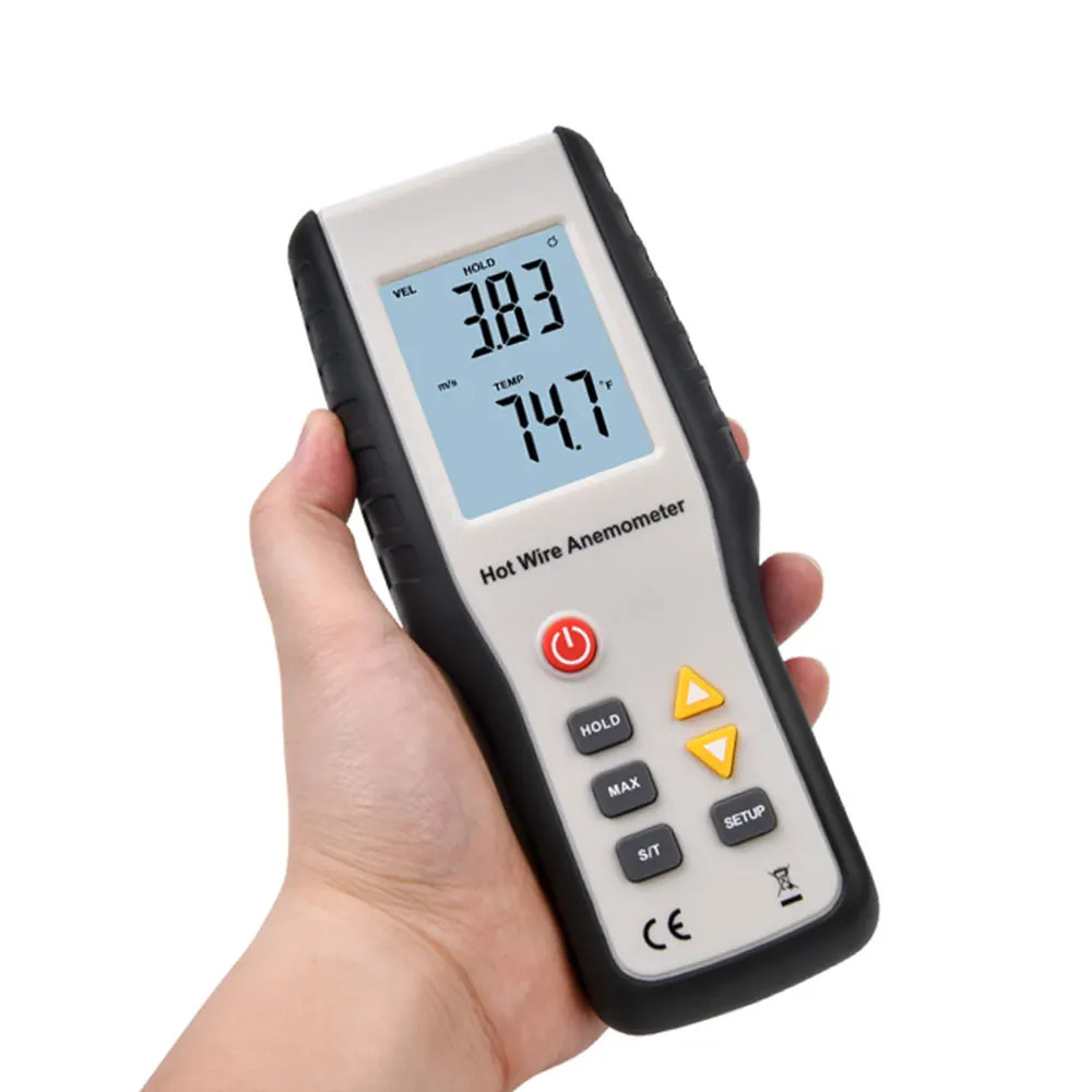 HT-9829 Thermal Anemometer High-Precision Digital Handheld Wind Meter Light Wind
