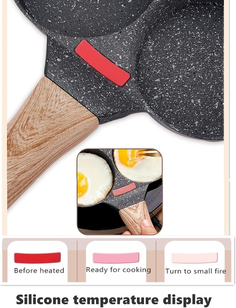 Cup Nonstick, and Healthy Granite Egg Frying Pan