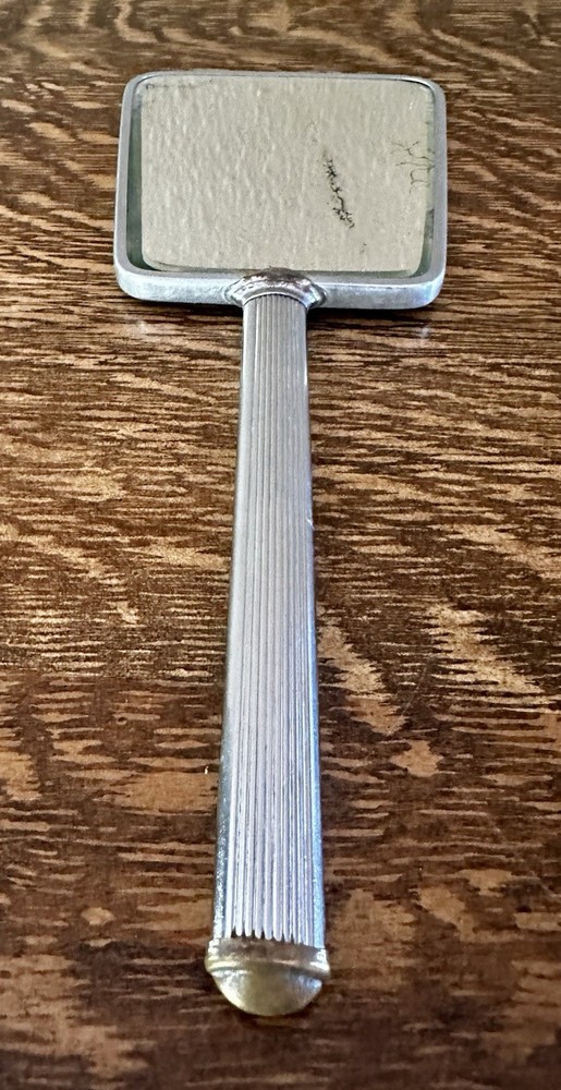 Vintage Antique Old Hand Held Vanity Mirror