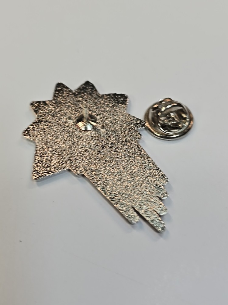 Basketball Orange Shooting Background Lapel Pin