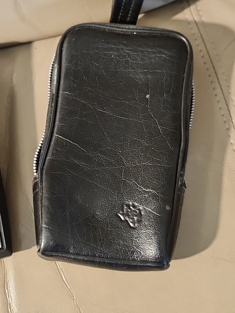 Texas Instruments TI Programmable 55 Calculator With Leather Case, Not Tested