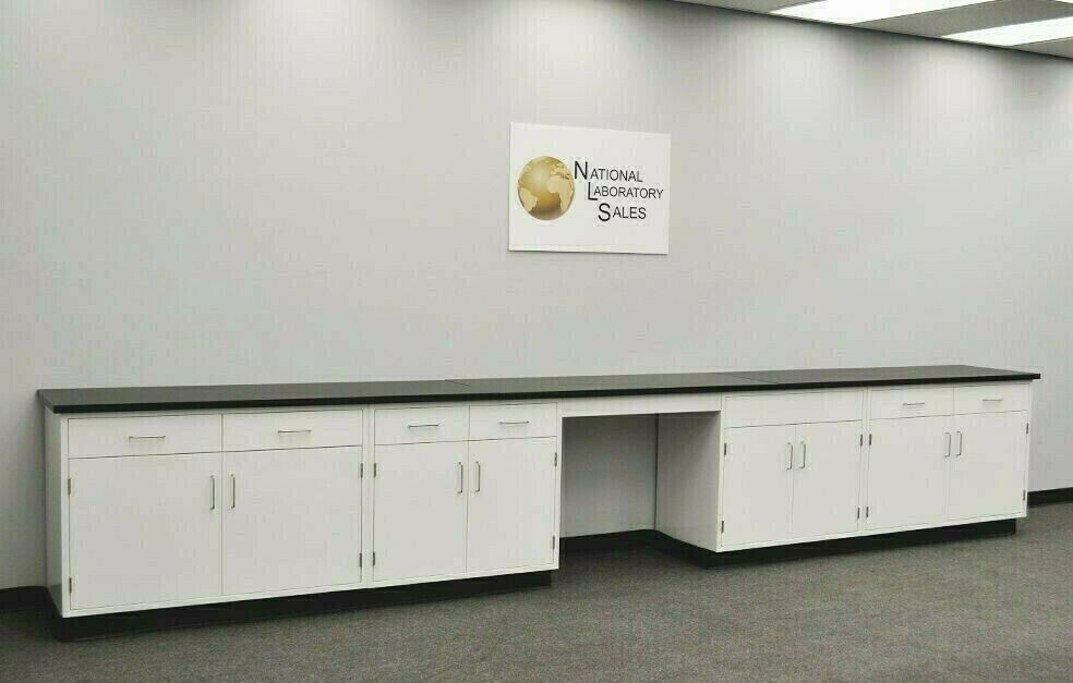 17' Laboratory Cabinet Group w/ Desk Area / Case Work / Tops / E2-300