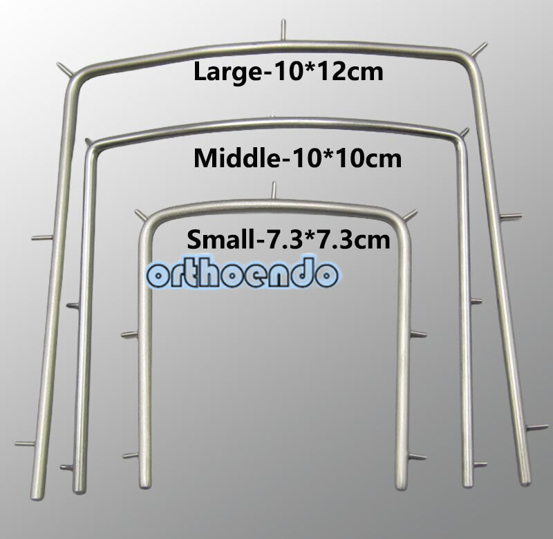 Dental Rubber Dam Frame Punch Template Clamps Forceps Endodontic Lab Instruments