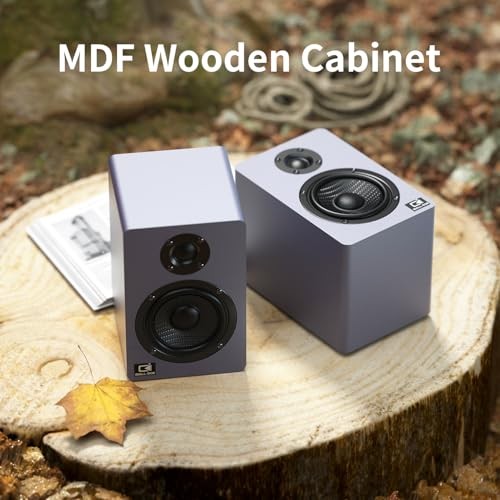 60W Computer Speakers for Desktop PC, DSP, Bluetooth 5.3, 24-Bit slate blue
