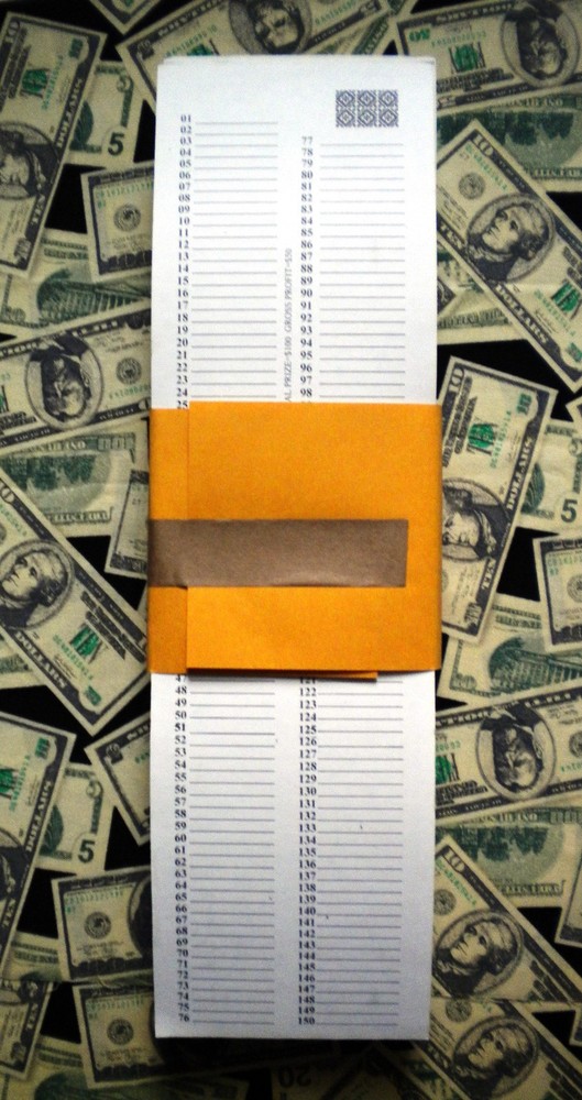 (Twelve) 150 SURE TIP BOARD {01 to 150} Fund-Raising Raffle Pull Tab Jar Ticket