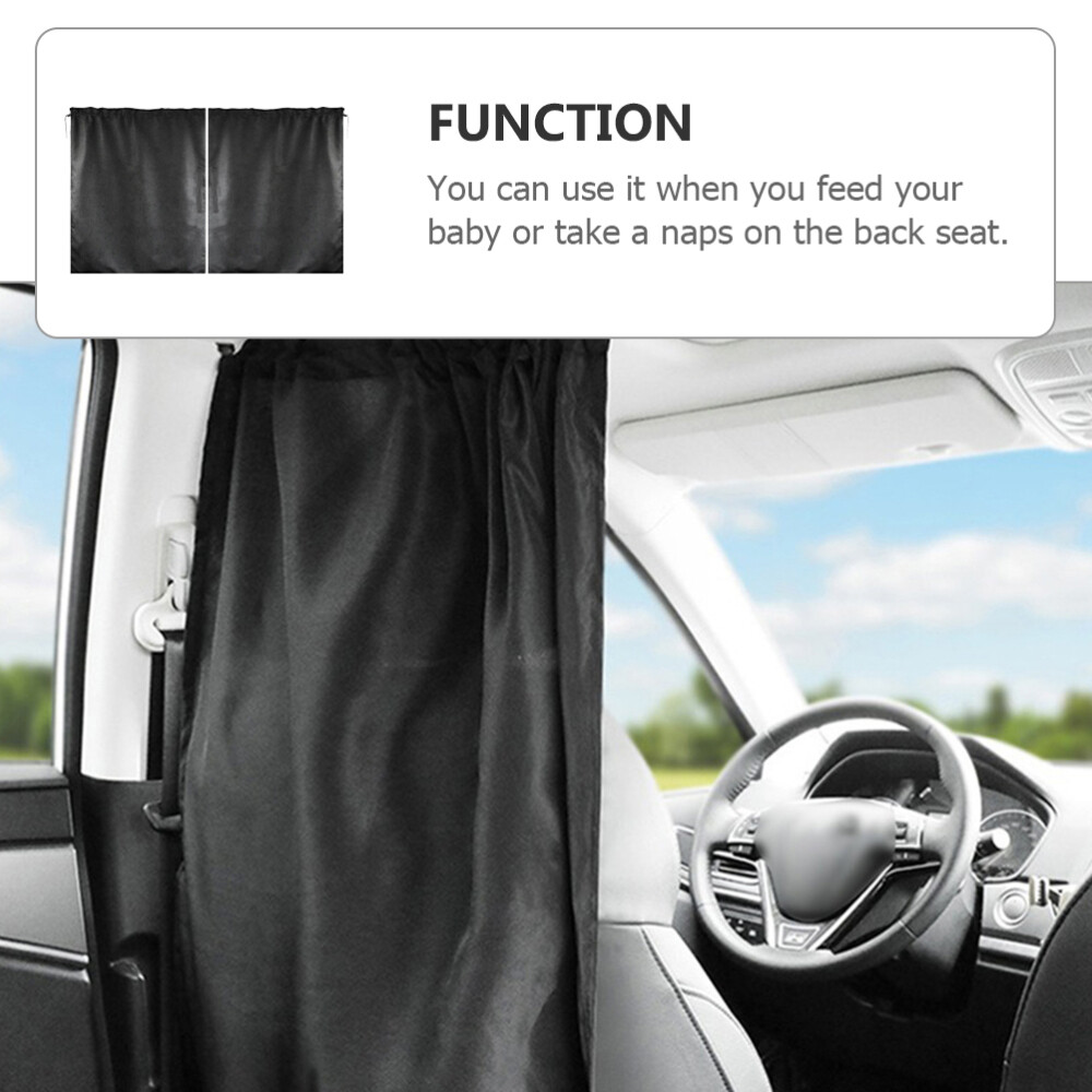 2 Pcs Window Shade for Car Privacy Curtains Reduces Glare Baby