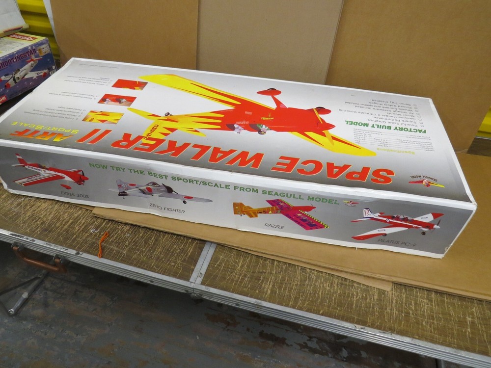 Seagull Model Space Walker II ARTF RC Model Airplane NOS Open Box