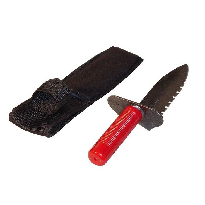 Lesche Digging Tool & Sod Cutter Right Side Serrated Blade with Free Sheath