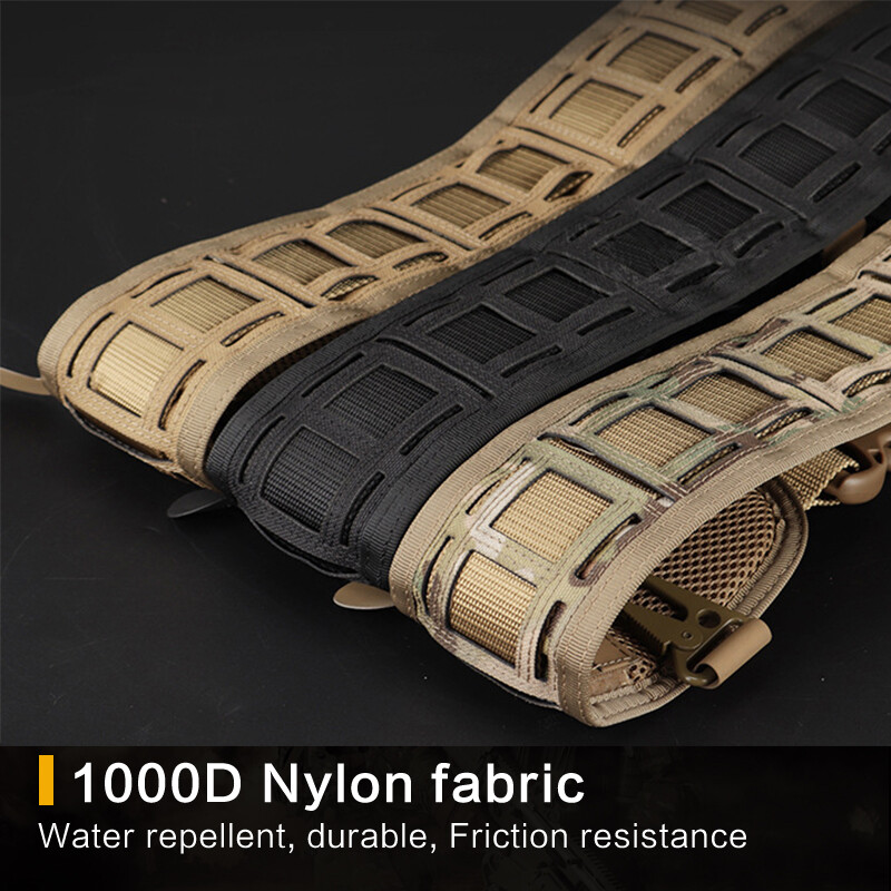 MOLLE Tactical Belt Quick Release Laser Loading Padded Inner &Outer Belt Hunting