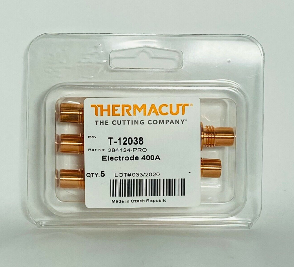 THERMACURT T-12038 ELECTRODE 400A LOT 5