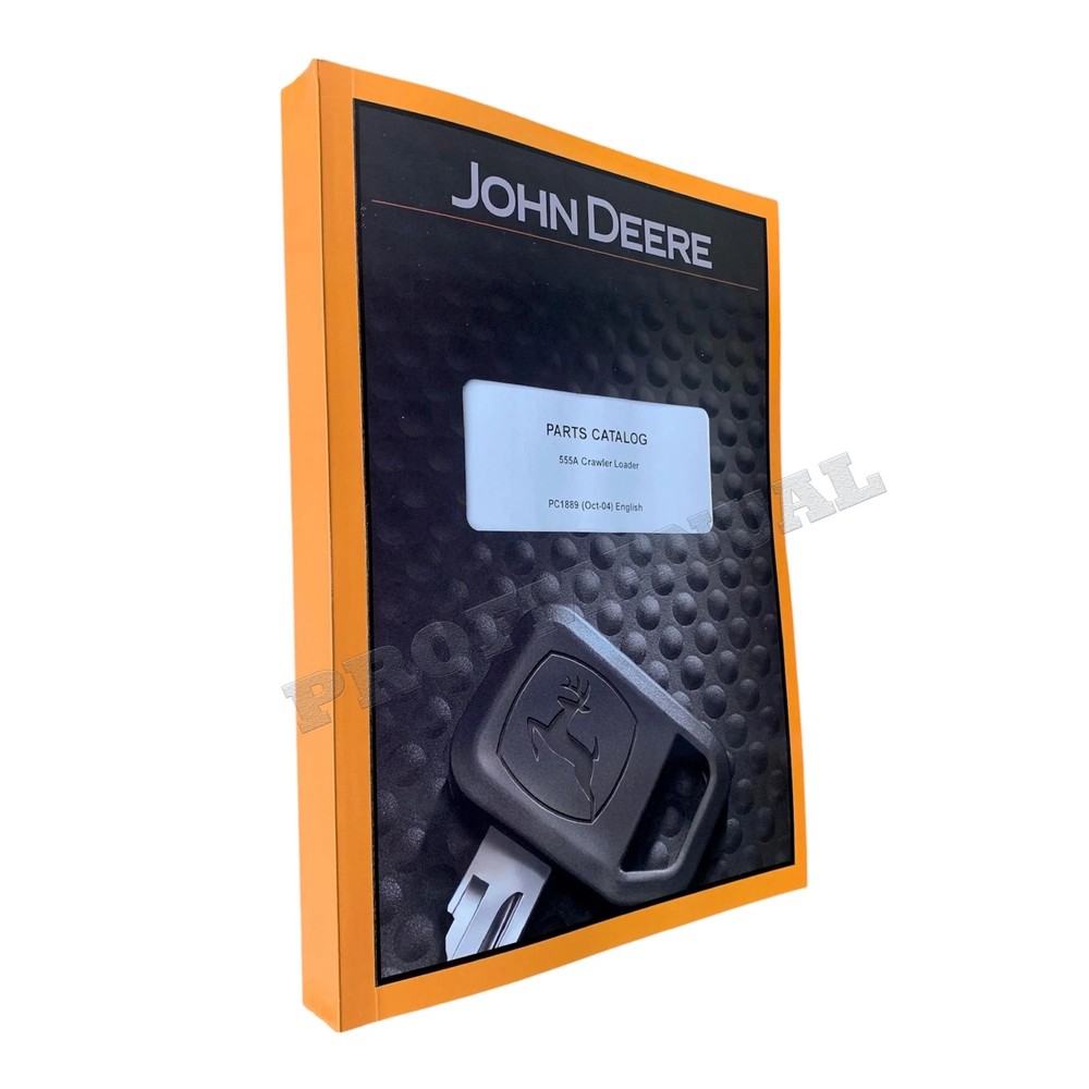 John Deere 555A Crawler Loader Parts Catalog Manual