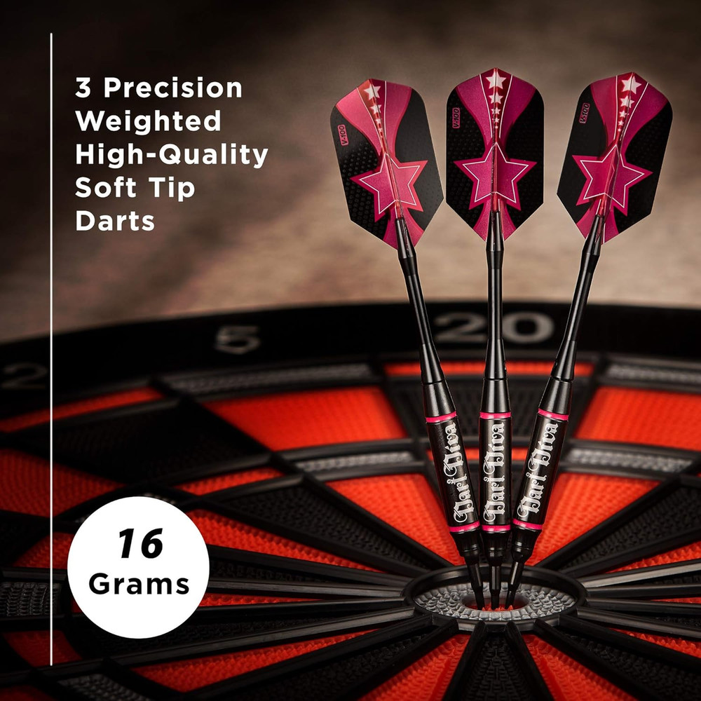 Vanity Soft Tip Darts with Storage/Travel Case: Dart Diva, 16 Grams