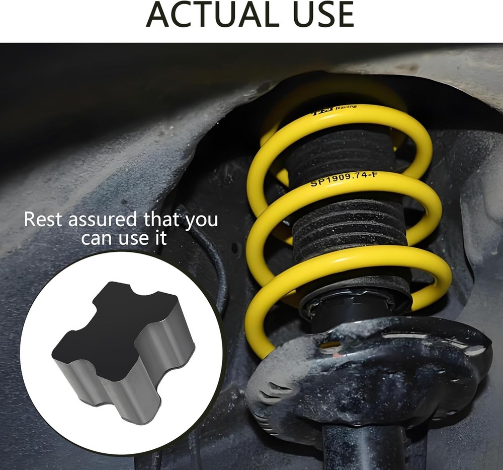 8PCS Rubber Coil Spring Spacers,Heavy Duty Coil Spring Kit for 1" to 1.5"