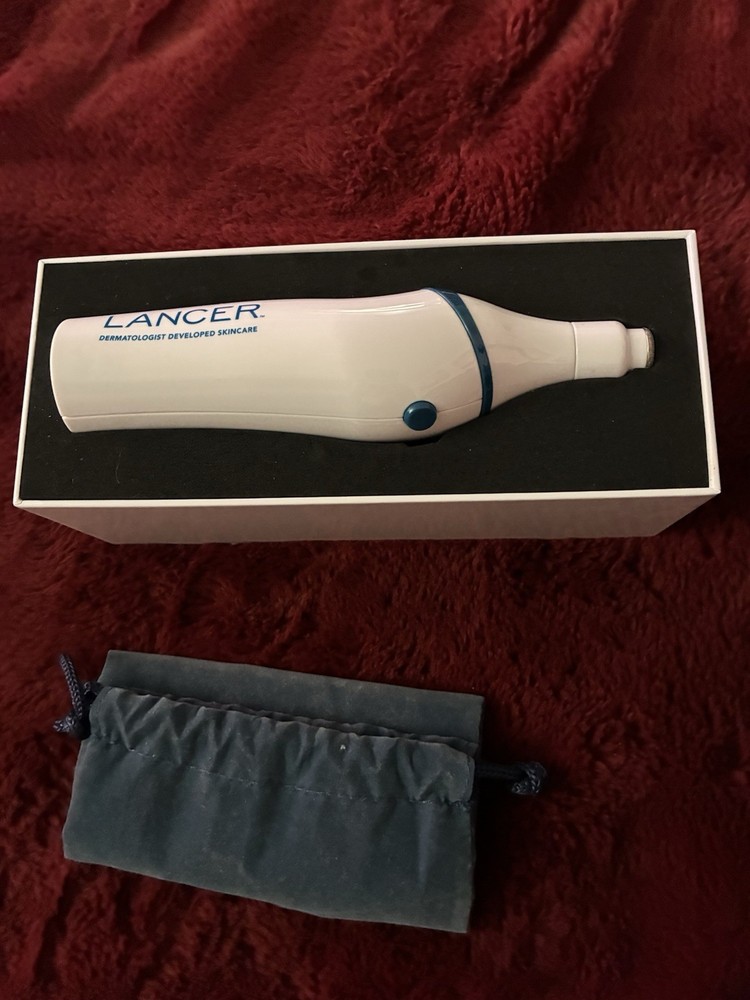 Lancer Pro Polish Electric Microdermabrasion Device White
