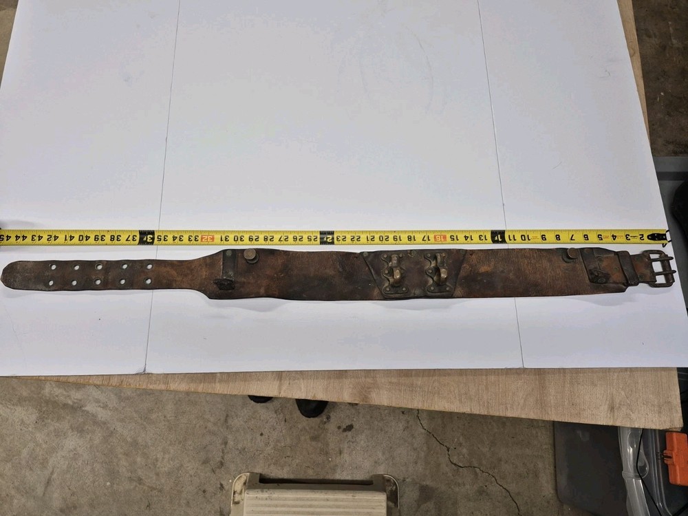 Vintage Lineman Climbing Gear, Belt ????