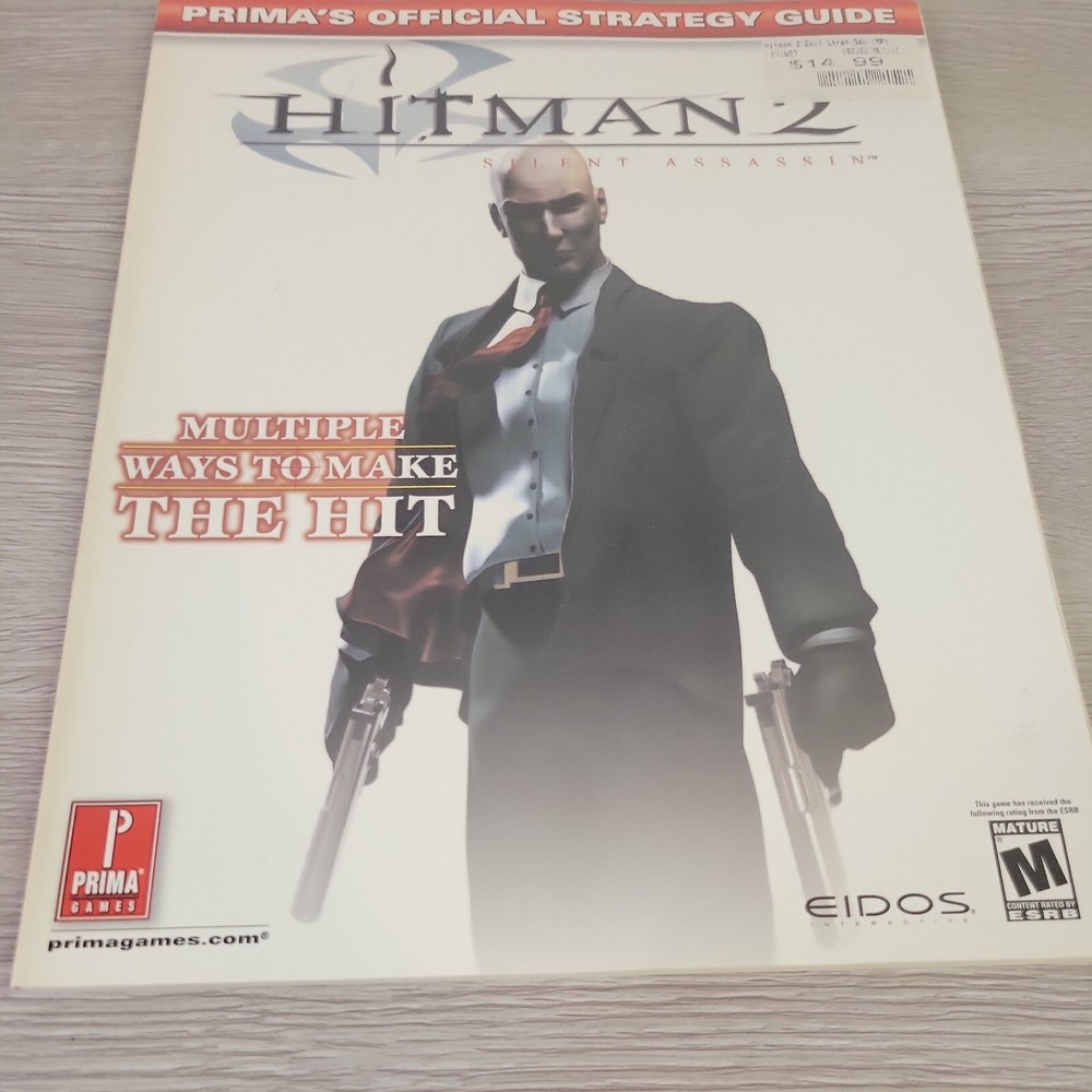 Hitman 2 Silent Assassin Official Strategy Guide GameCube PS2 XBOX Prima
