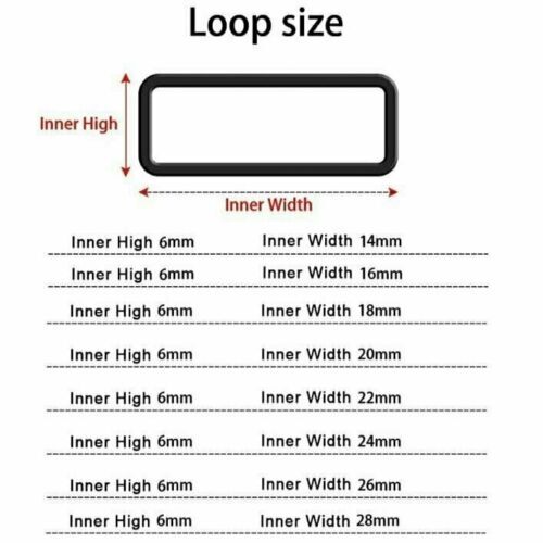 2 Pack Silicone Watch Strap Band Loop Hoop Retainer Buckle Holder Ring Keeper