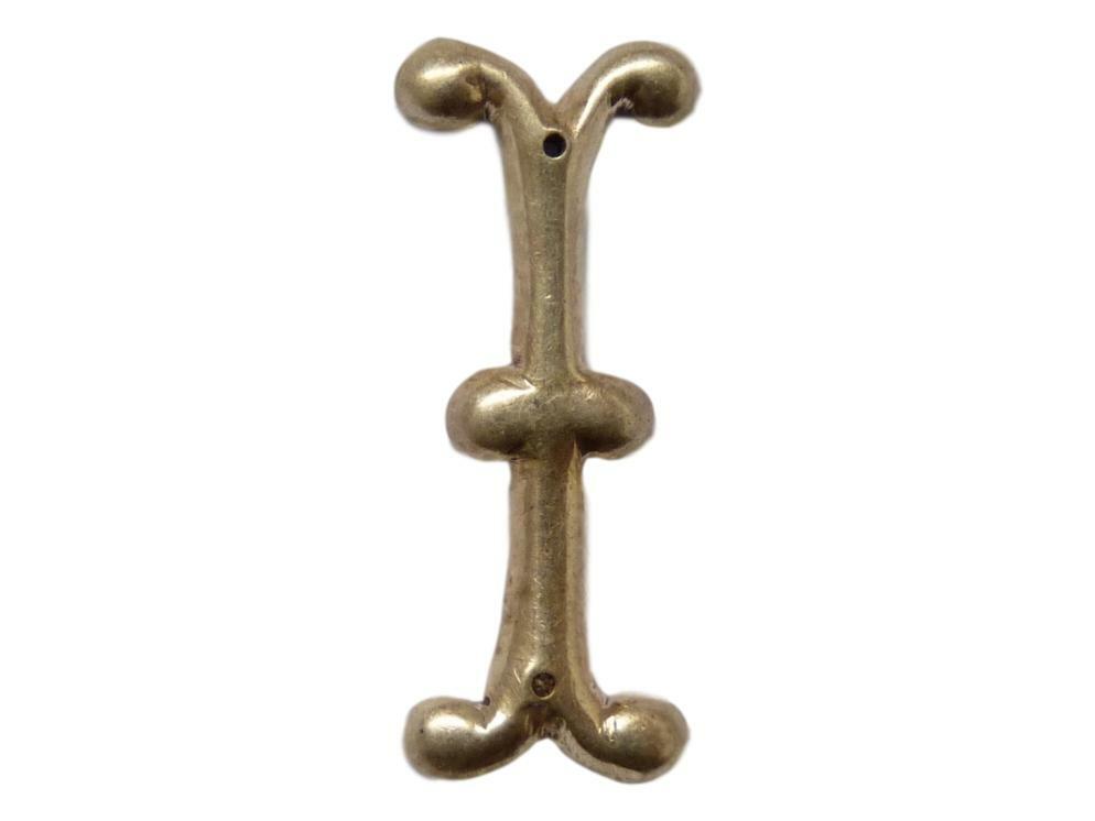 Antique Silver Letter / Initial I for restoration or craft projects