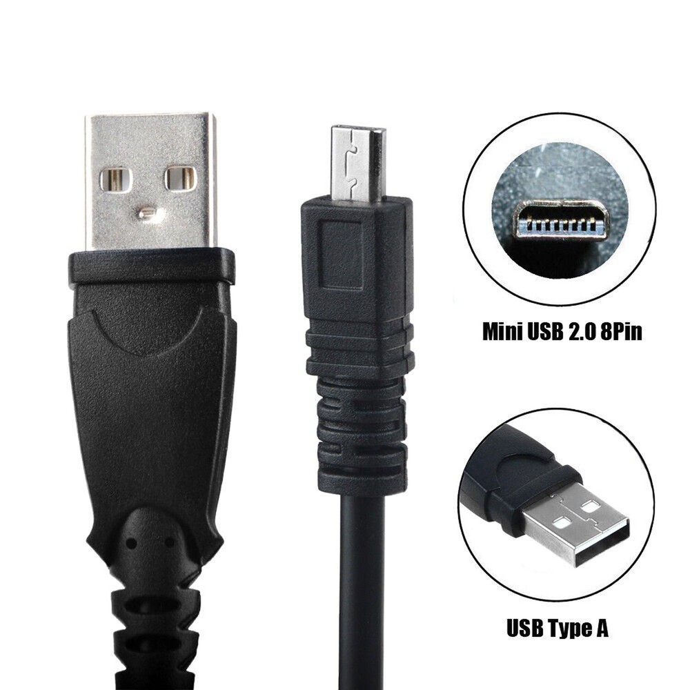 USB Data Sync Cable Cord For Panasonic Lumix Camera DMC-FS18 DMC-FS22 DMC-FS28