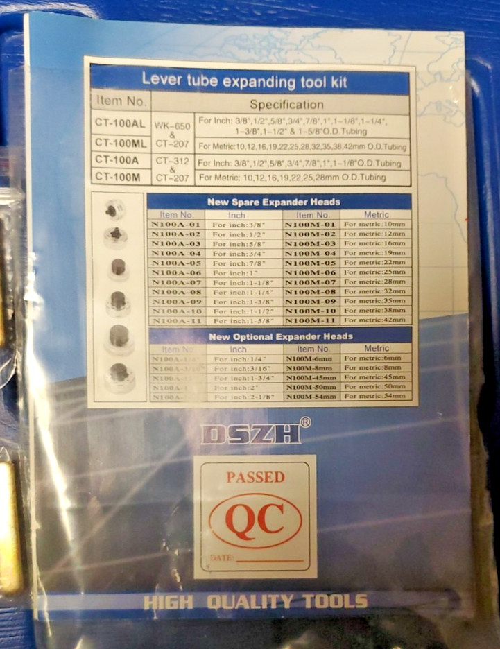 DSZH Tube Expanding Tool Kit CT-100A