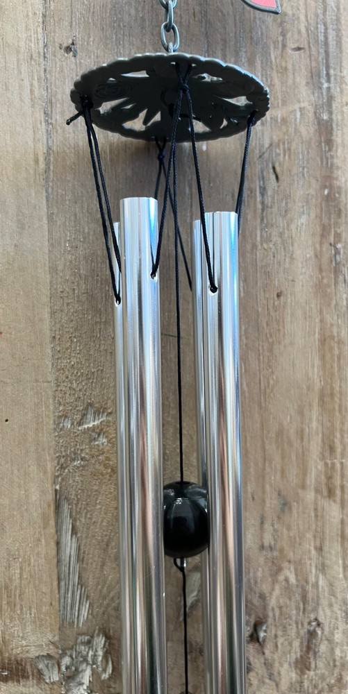 Cardinal Metal Wind Chime 25.5" x 5.5"