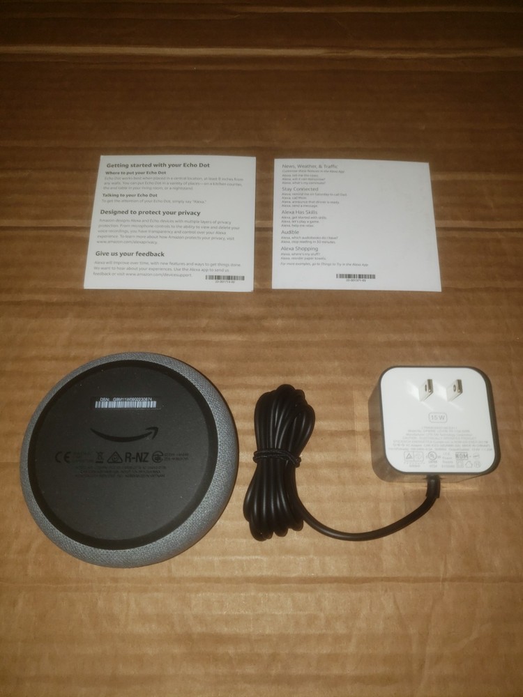 Amazon Echo Dot 3rd Gen Smart Speaker With Alexa Heather Gray C78MP8