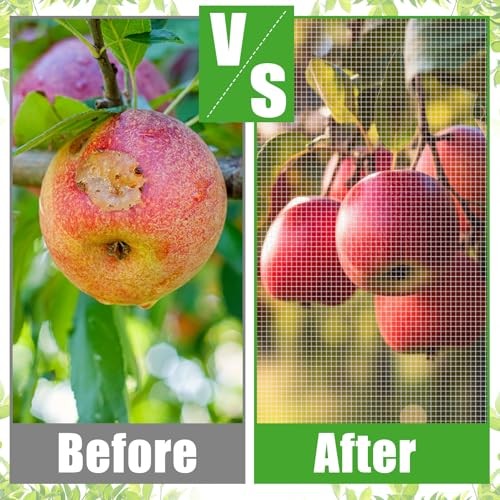 Large Fruit Tree Netting for Protecting Fruit from Squirrels Birds 10 x 14 ft 1