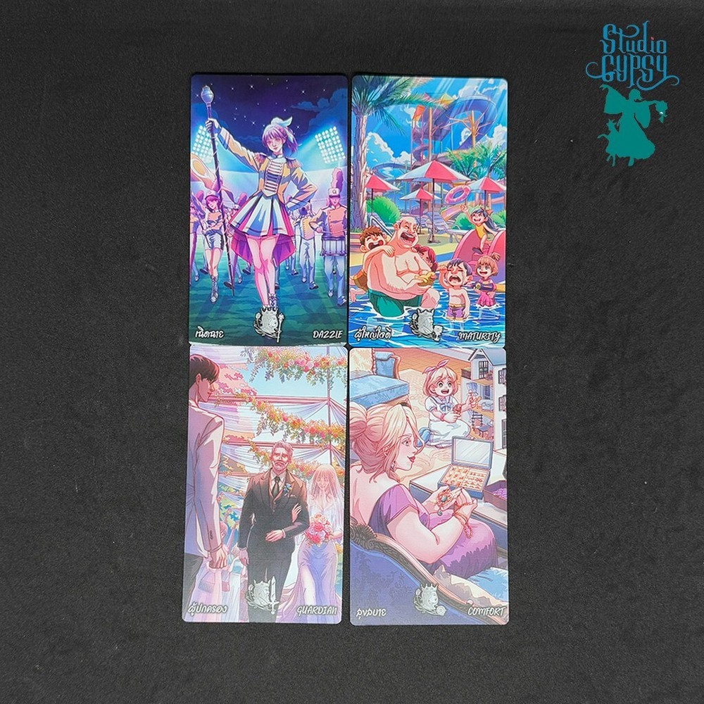 Lucky in Love Tarot Back (Deck & TH,ENG Guide Book)