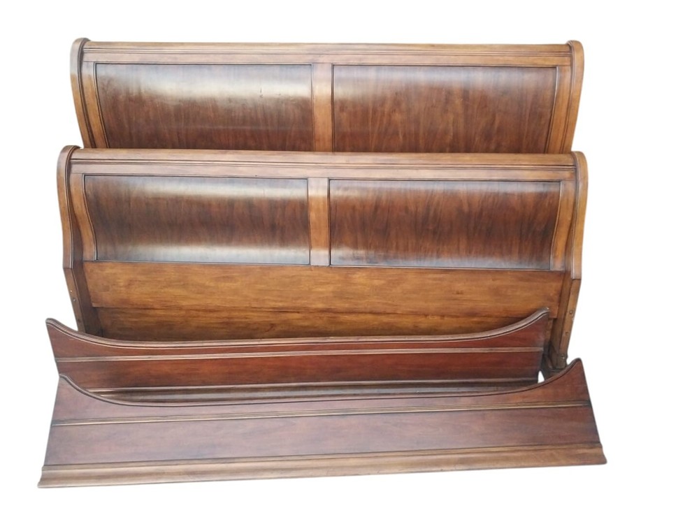 Ethan Allen Tuscany Sleigh Bed King Bed Frame