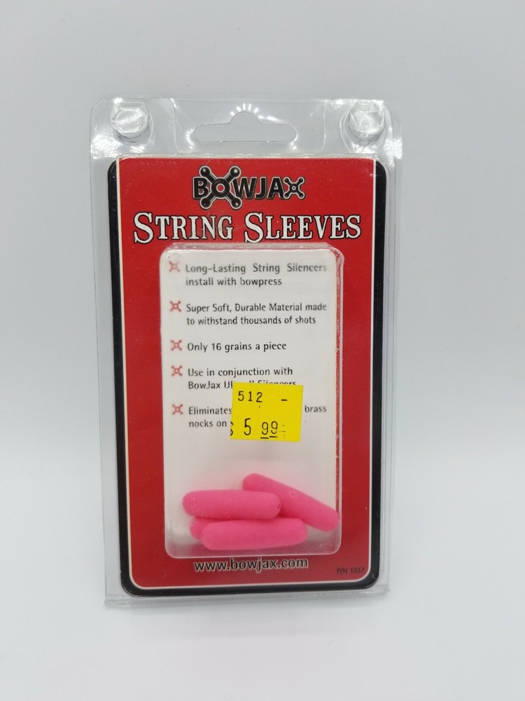 Bow Jax 1037 PINK Bow Jax Speed String Silencers Pink 4 Pack