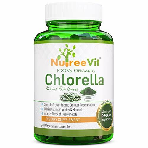 PURE ORGANIC CHLORELLA EXTRACT VEGGIE CAPSULES