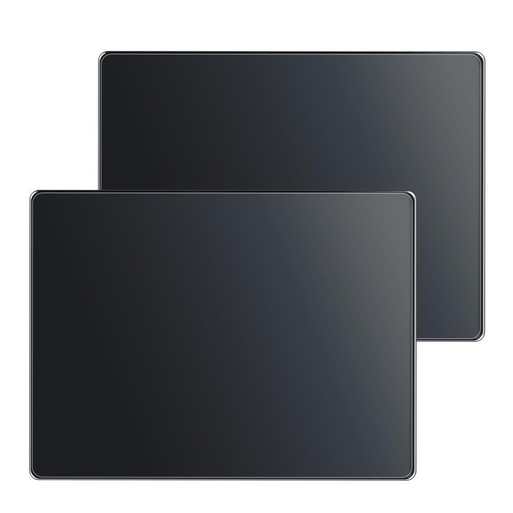 2PS Tempered Glass Cutting Boards for Kitchen(12''*16''),Black Cutting Board ...