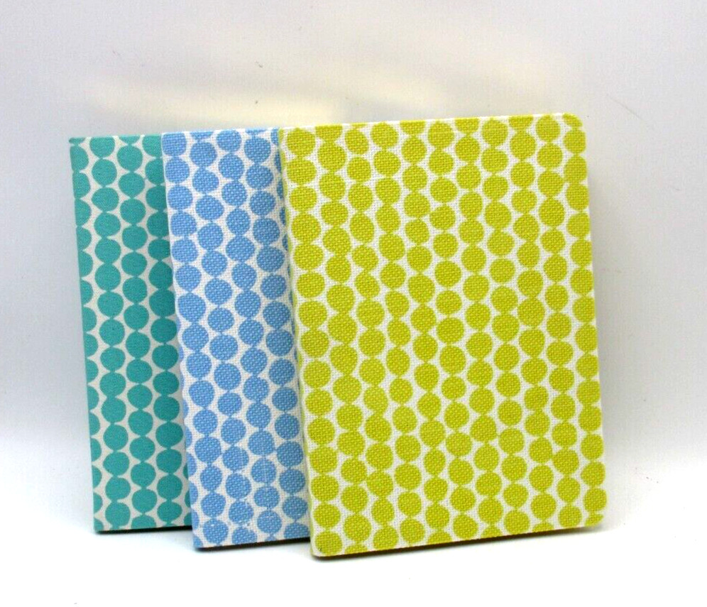 Journal 7" Flexible Fabric Cover 224 Lined Pages Graphic Image Blue