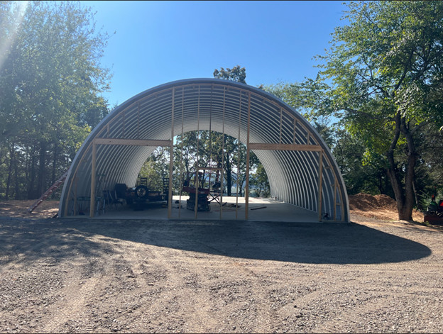 30x40x14 Engineered Steel Building Kit | DuroSPAN Clear-Span Arch System