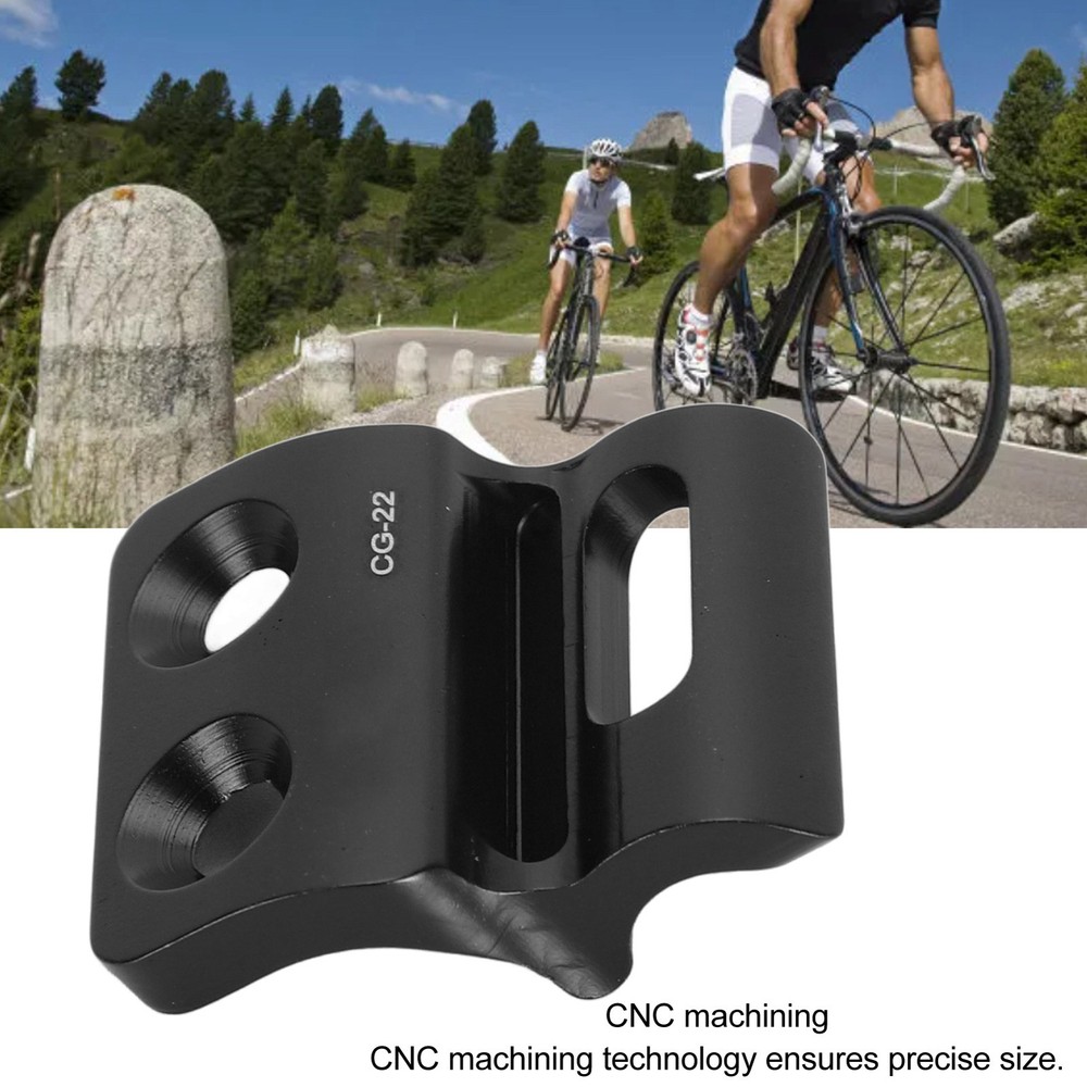 Black Front Derailleur Hanger Aluminium CNC Processing Anodic Oxid