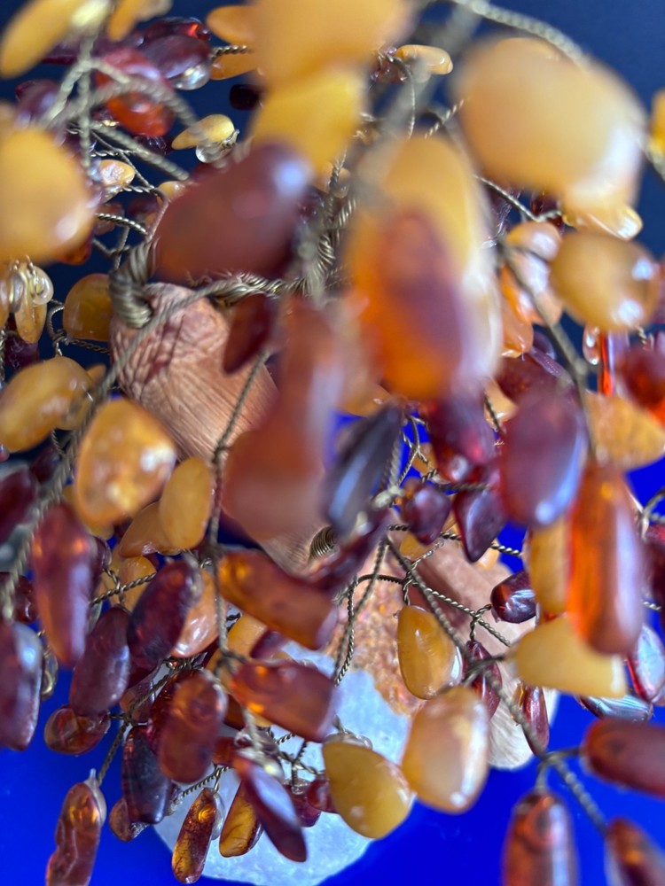 AMBER,TREE,BRASS,QUARTZ