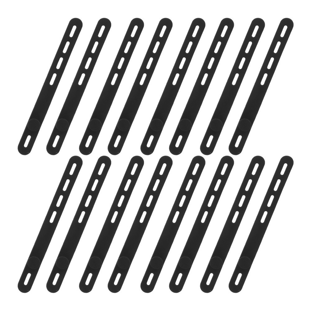 40 Pcs Cable Holder Ties Silicone Cord for Electronics Electrical Keeper